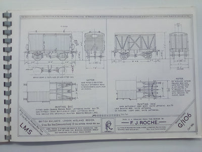 Historic Wagon Drawings in 4mm Scale by F.J. Roche