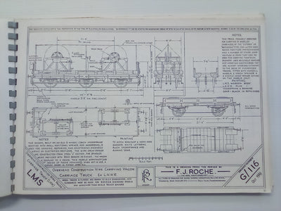 Historic Wagon Drawings in 4mm Scale by F.J. Roche