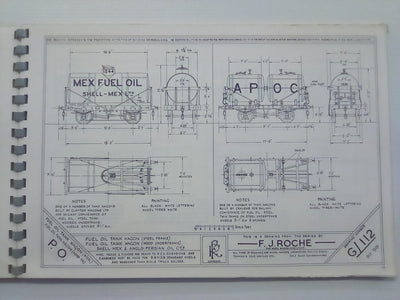 Historic Wagon Drawings in 4mm Scale by F.J. Roche