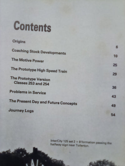 Intercity 125 Super Profile by R.M. Tufnell