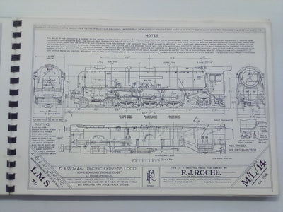 Historic Locomotive Drawings in 4mm Scale by F.J. Roche