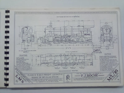 Historic Locomotive Drawings in 4mm Scale by F.J. Roche