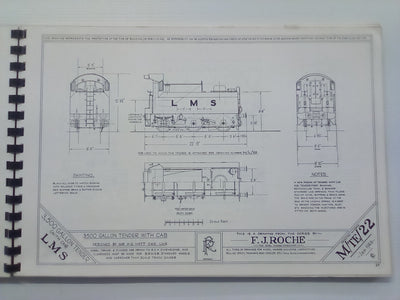 Historic Locomotive Drawings in 4mm Scale by F.J. Roche