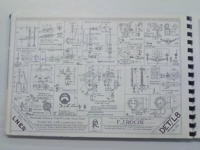 Historic Locomotive Drawings in 4mm Scale by F.J. Roche