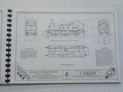 Historic Locomotive Drawings in 4mm Scale by F.J. Roche