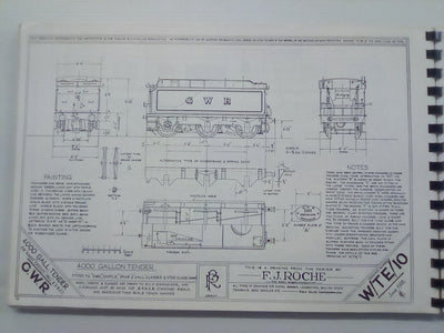 Historic Locomotive Drawings in 4mm Scale by F.J. Roche