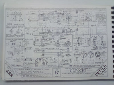 Historic Locomotive Drawings in 4mm Scale by F.J. Roche