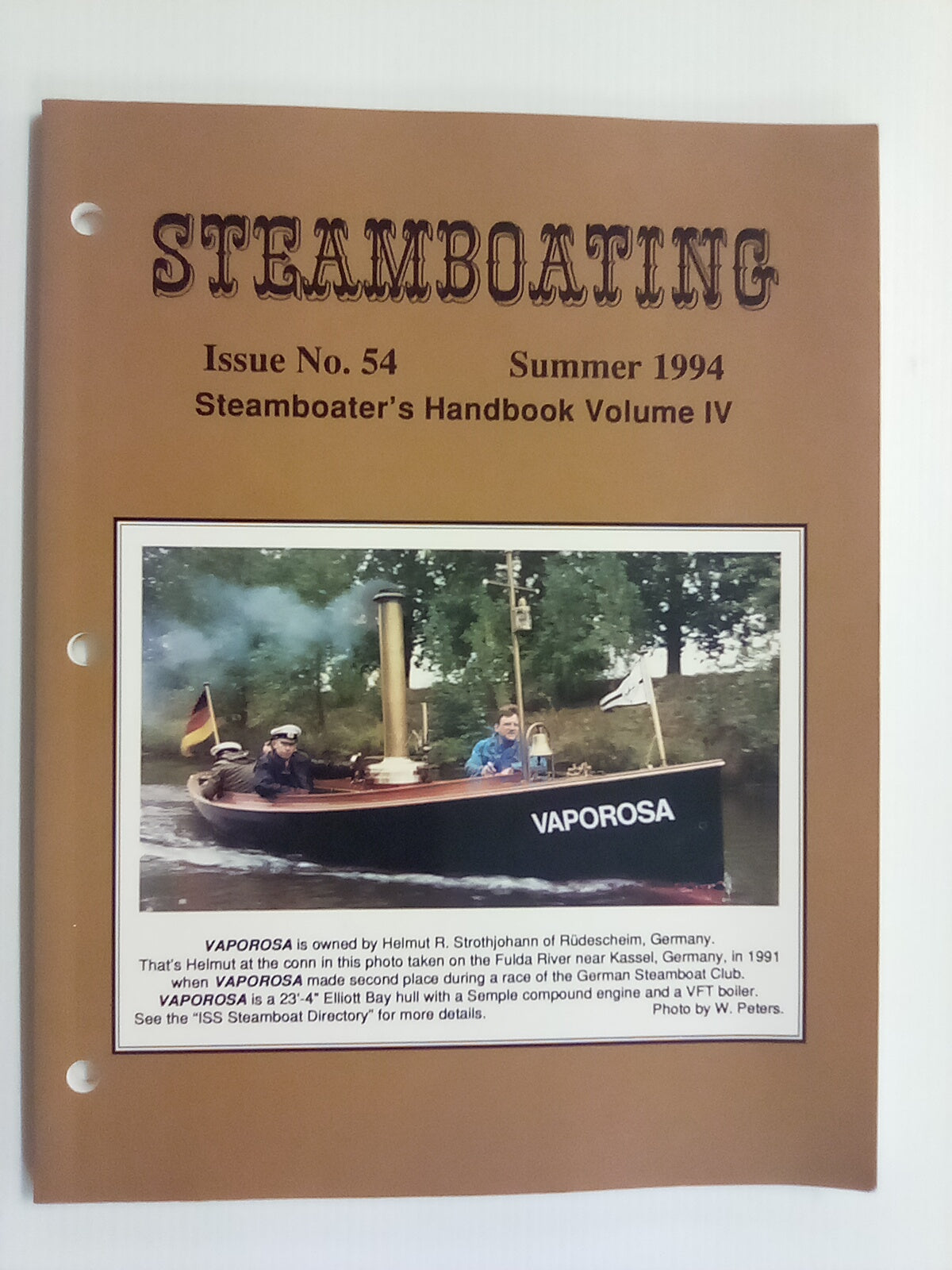 Steamboating Issue 54 Summer 1994 - Steamboaters Handbook Vol IV