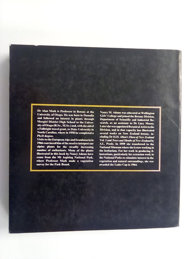 New Zealand Alpine Plants (1979) by A.F. Mark & N.M Adams