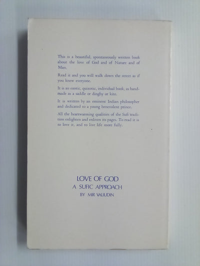 Love Of God - A Sufic Approach by Mir Valiuddin