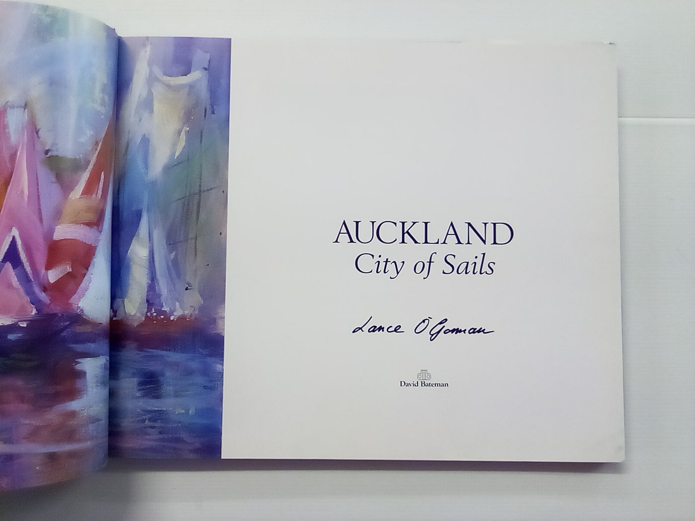 Auckland - City of Sails by Lance O'Gorman - Signed by Artist