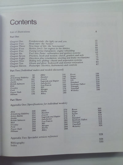 British Light Cars 1930-1939 by Bruce Hudson