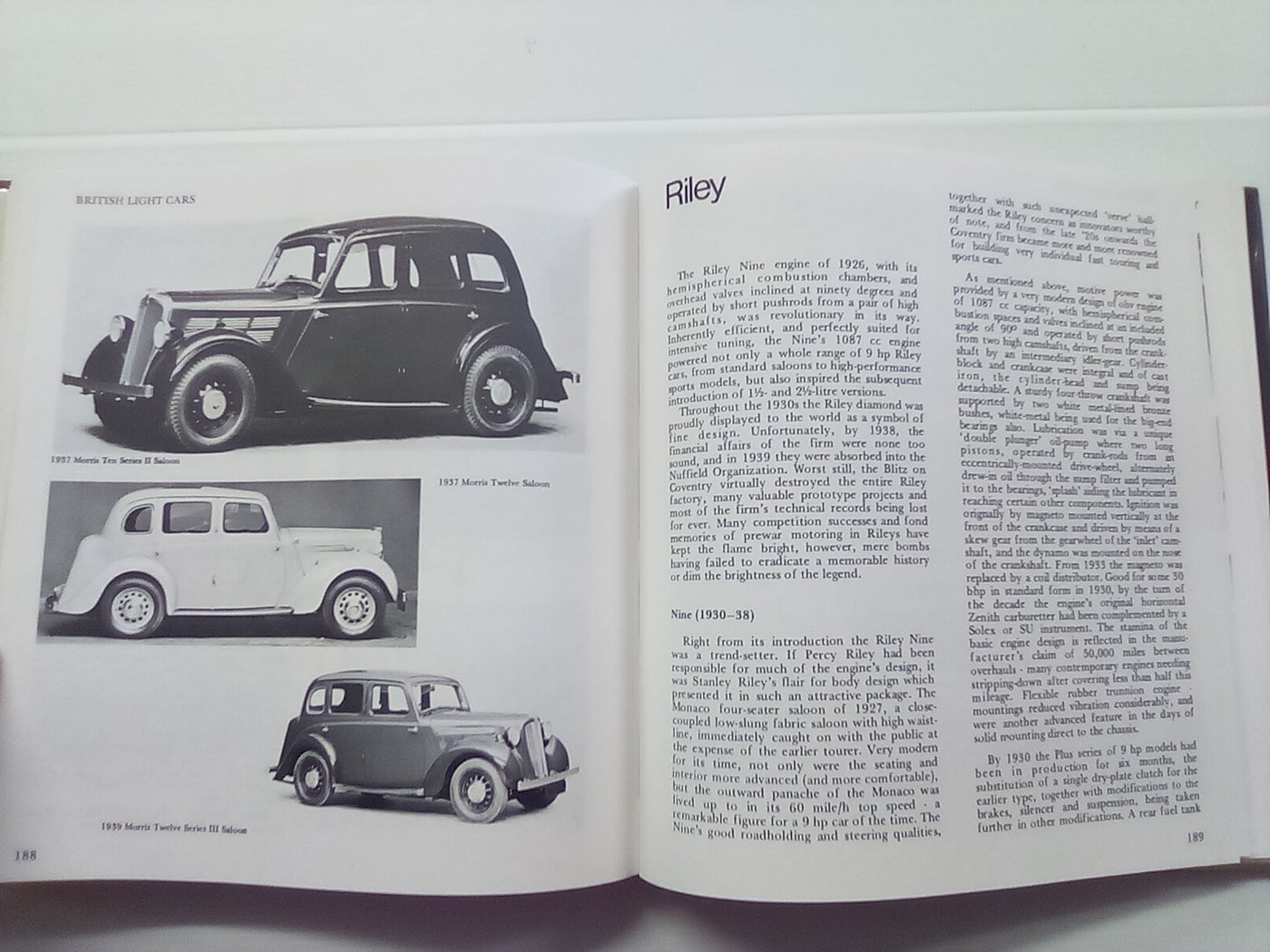 British Light Cars 1930-1939 by Bruce Hudson