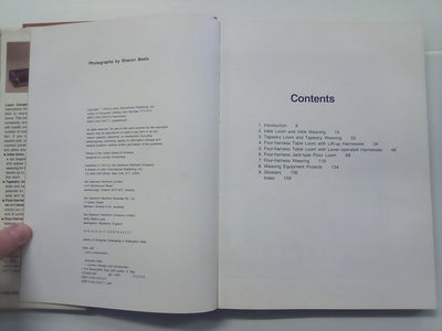 Loom Construction by J. Hjert and P. Von Rosenstiel