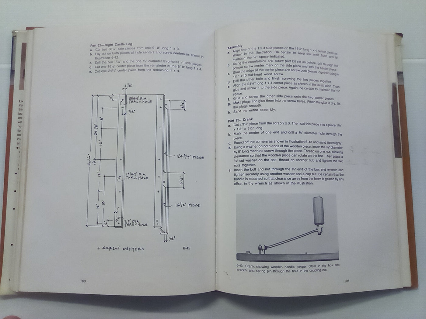 Loom Construction by J. Hjert and P. Von Rosenstiel