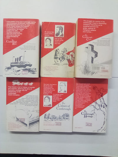 The Castlereagh Saga - 6 Novels by Ross Napier - Australian Classics (Signed?)