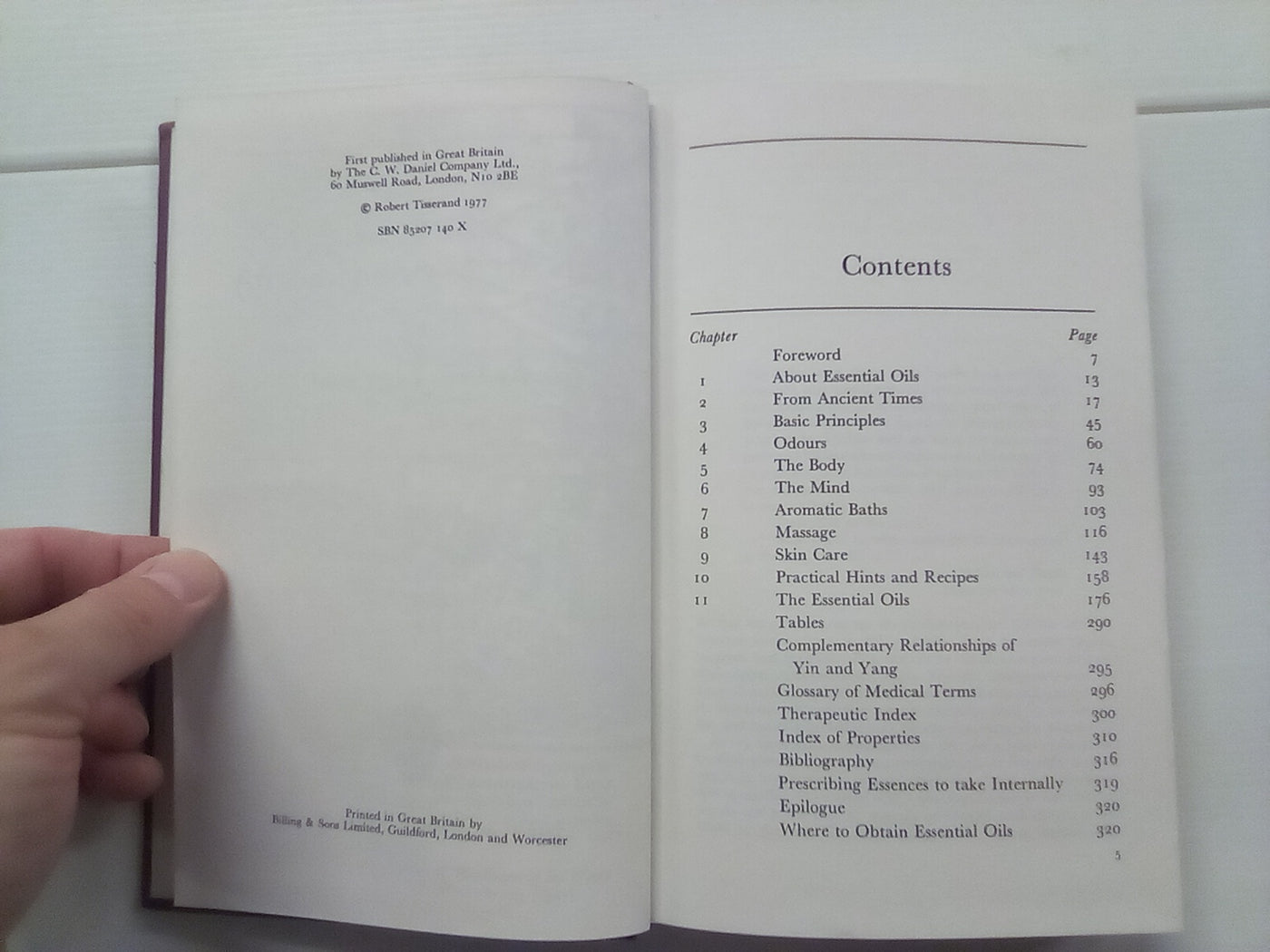 The Art of Aromatherapy (1977 Signed Copy) by Robert Tisserand