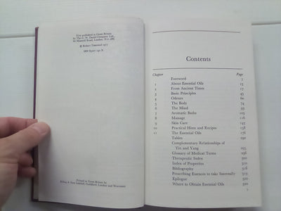 The Art of Aromatherapy (1977 Signed Copy) by Robert Tisserand