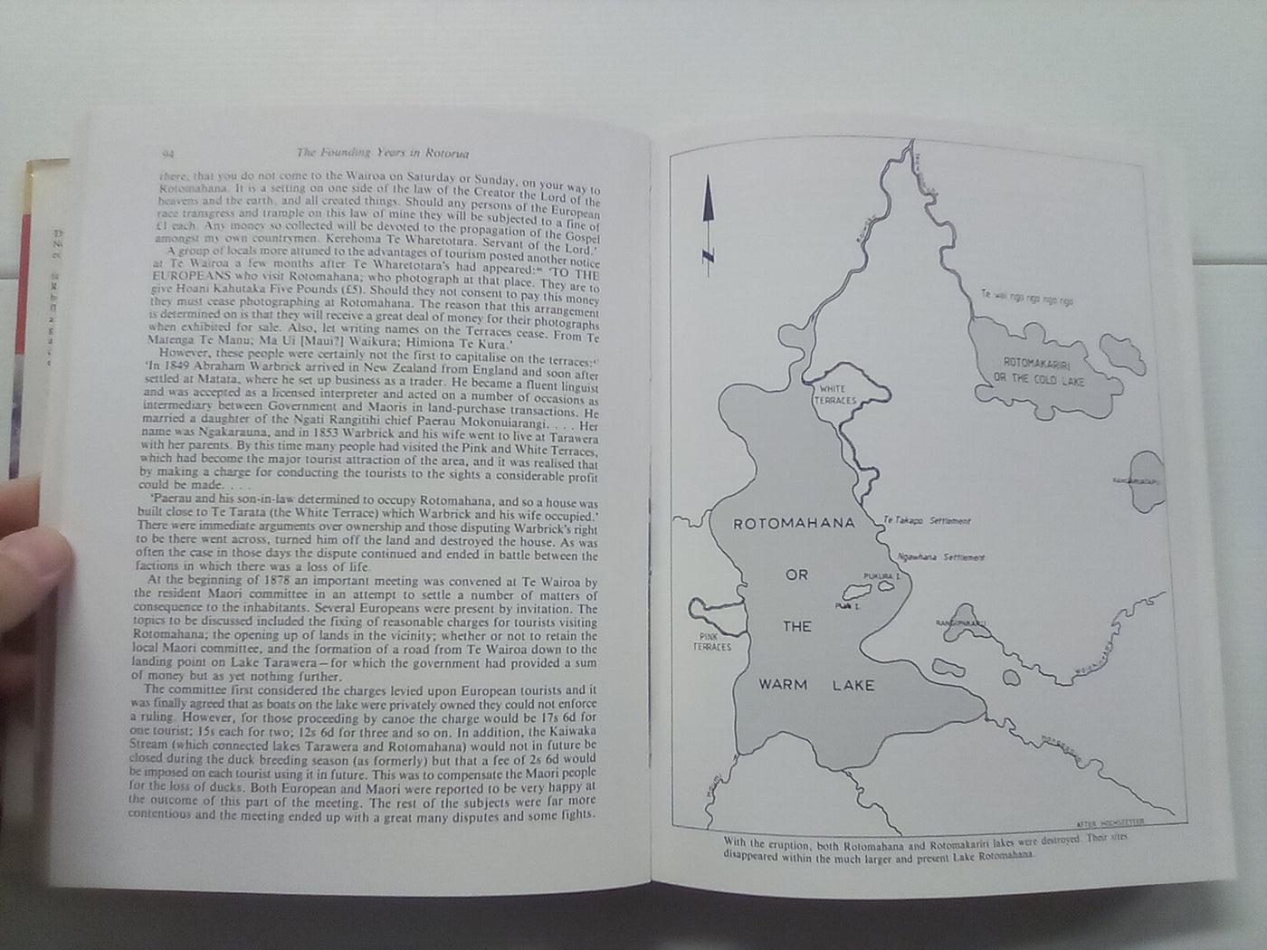The Founding Years of Rotorua (Signed Copy) - A History of Events to 1900 by D.M. Stafford