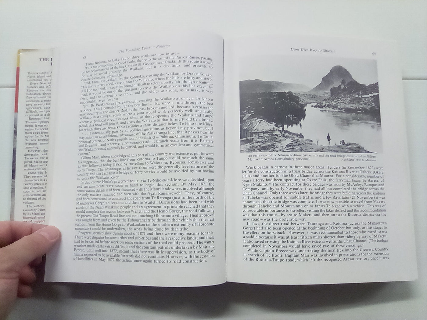 The Founding Years of Rotorua (Signed Copy) - A History of Events to 1900 by D.M. Stafford