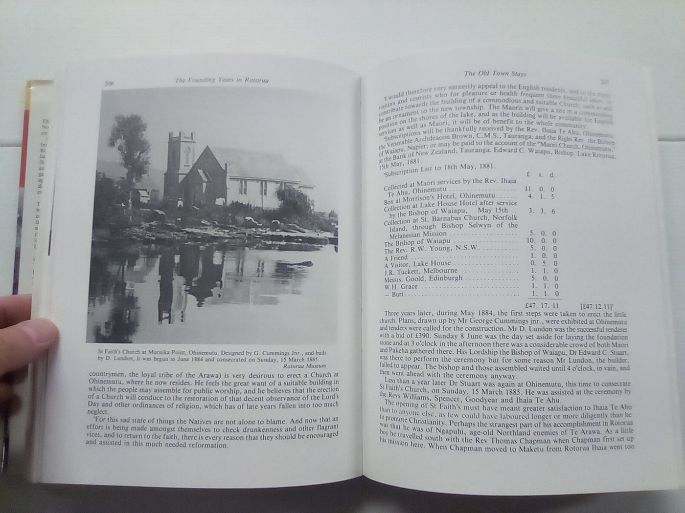 The Founding Years of Rotorua (Signed Copy) - A History of Events to 1900 by D.M. Stafford