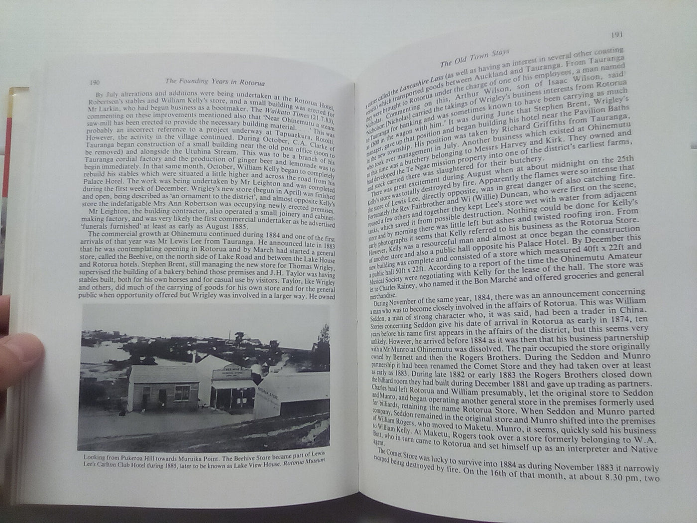 The Founding Years of Rotorua (Signed Copy) - A History of Events to 1900 by D.M. Stafford