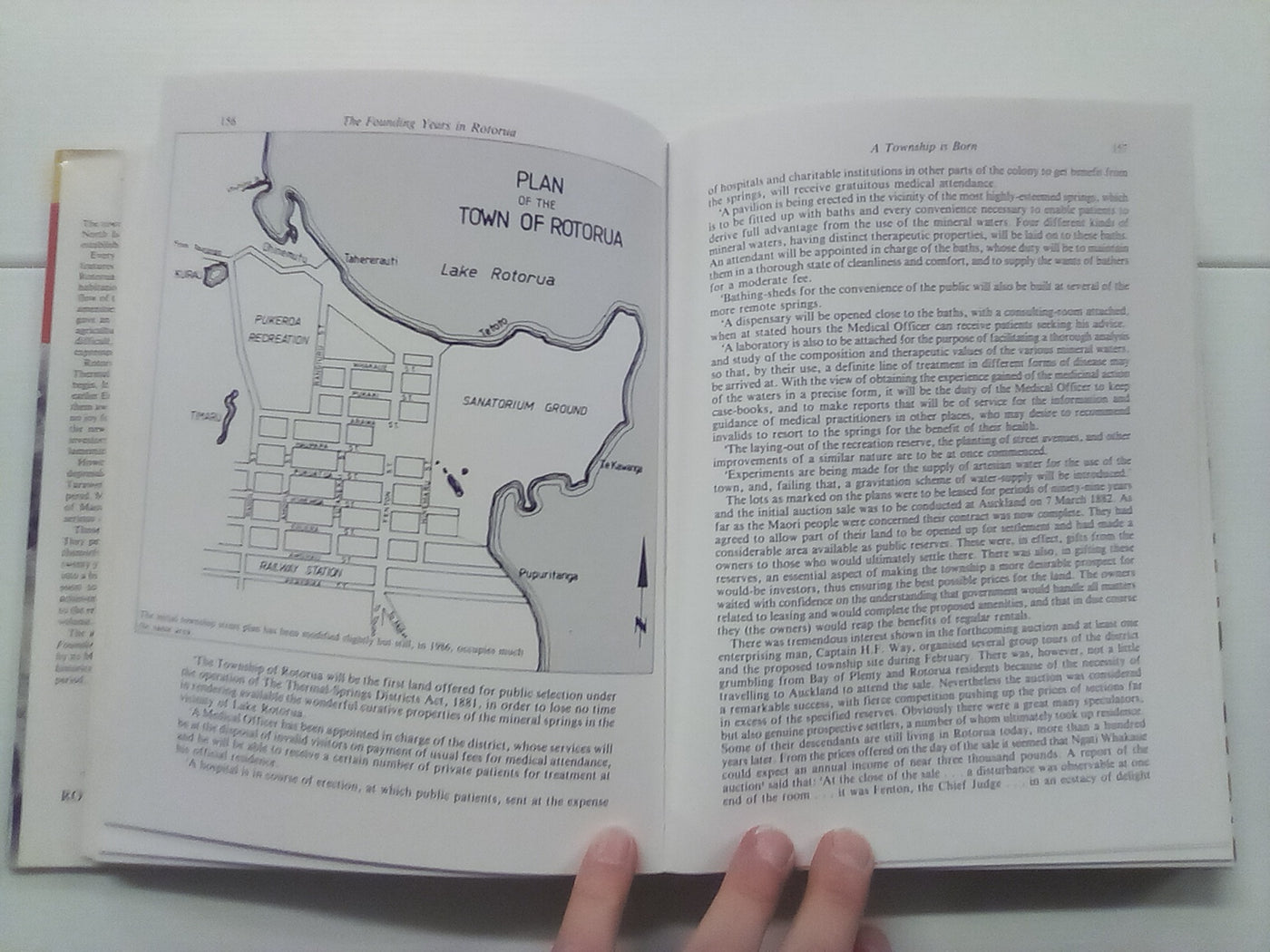 The Founding Years of Rotorua (Signed Copy) - A History of Events to 1900 by D.M. Stafford