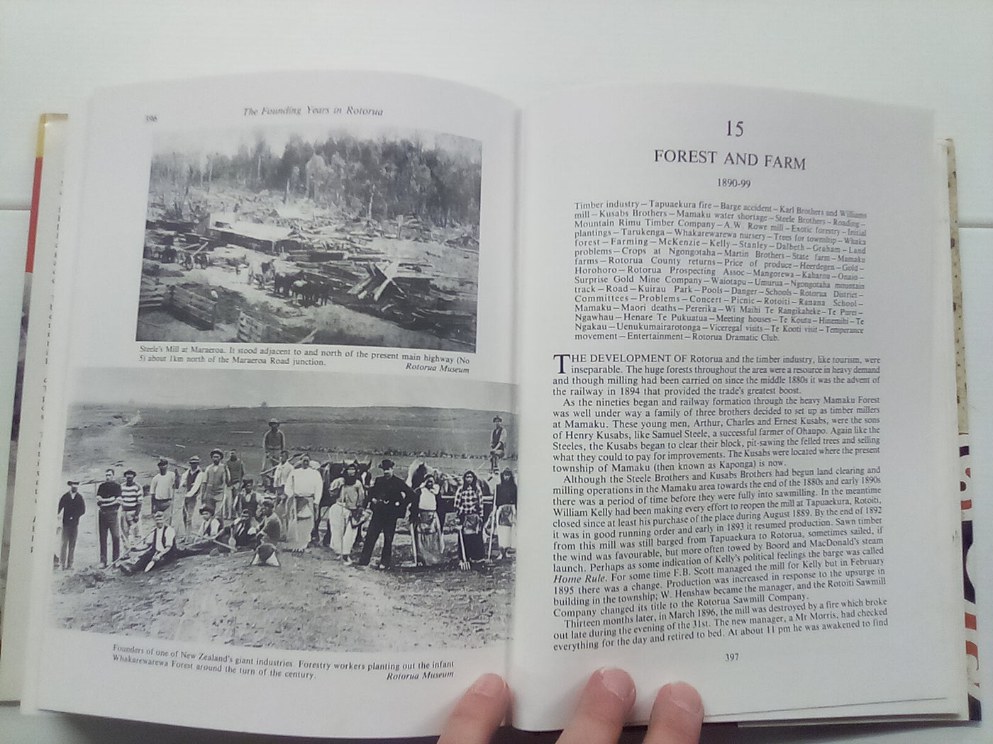 The Founding Years of Rotorua (Signed Copy) - A History of Events to 1900 by D.M. Stafford
