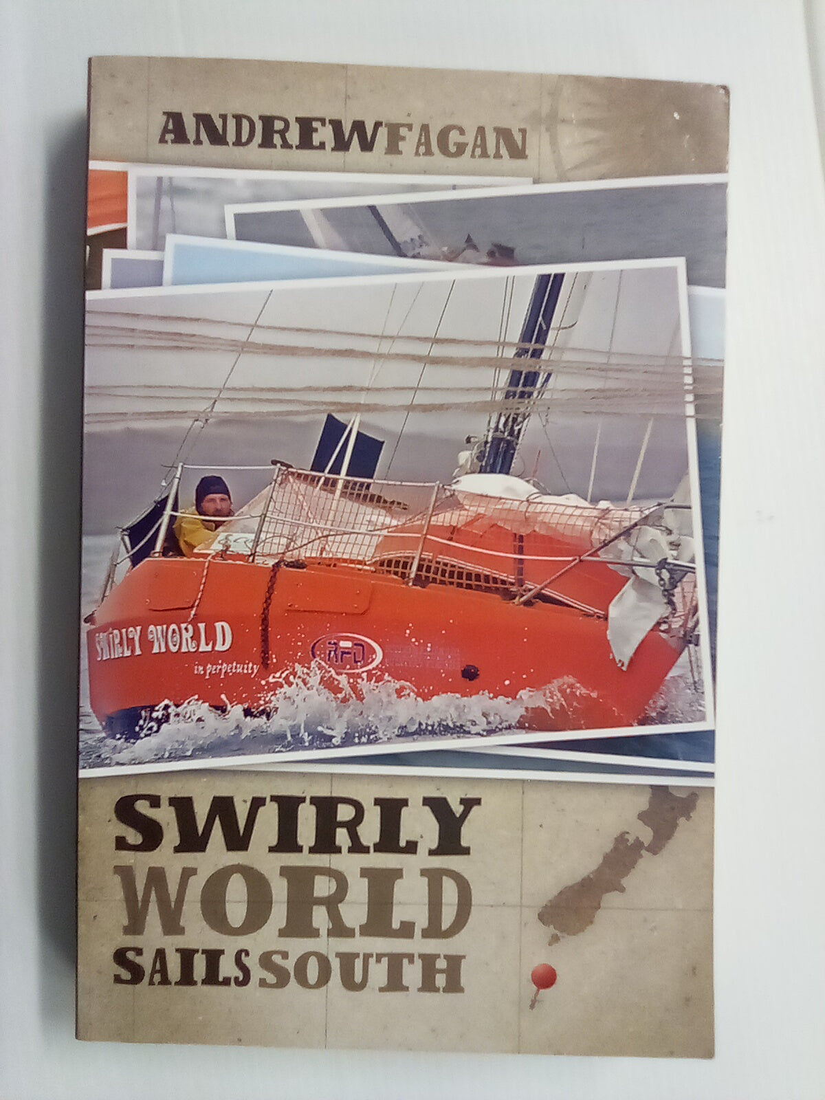 Swirly World Sails South by Andrew Fagan (Signed Copy)