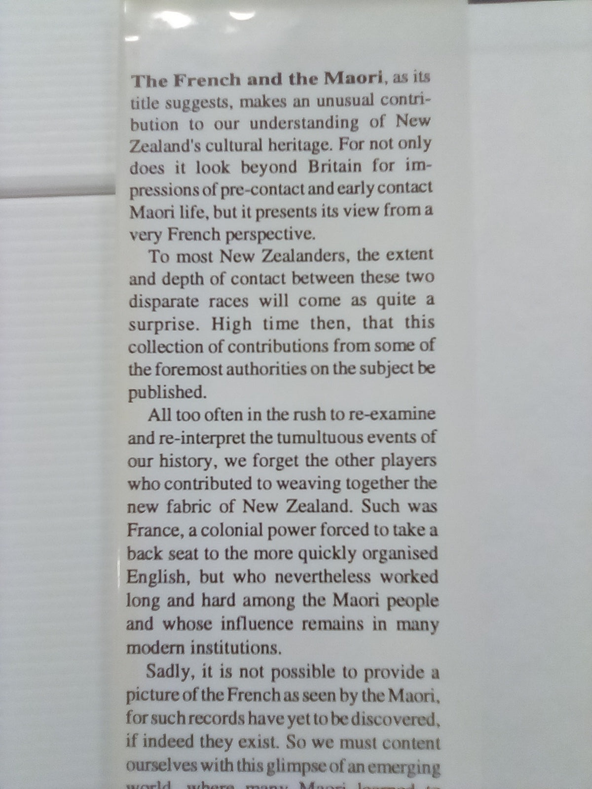 The French & The Māori - Edited by John Dunmore