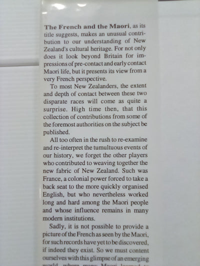 The French & The Māori - Edited by John Dunmore