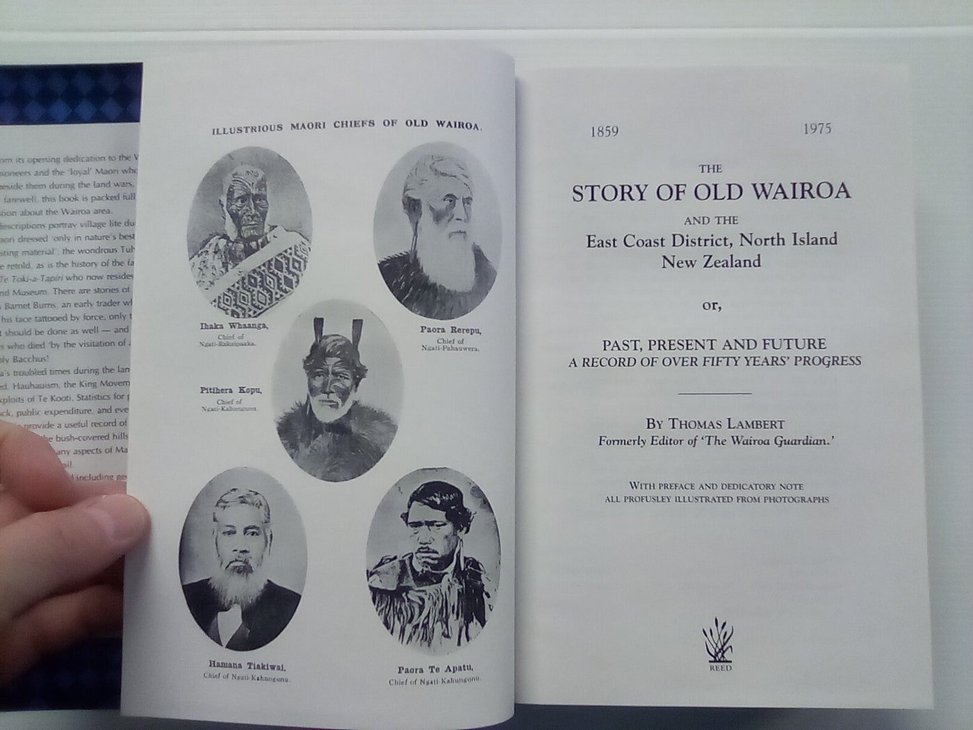 The Story of Old Wairoa and the East Coast (1925) by T. Lambert