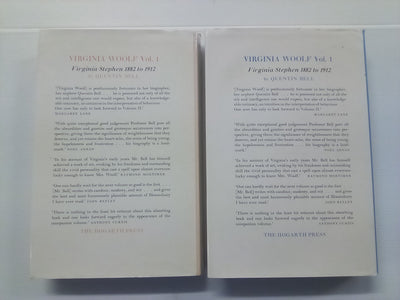 Virginia Woolf - A Biography by Quentin Bell - Volumes 1 & 2