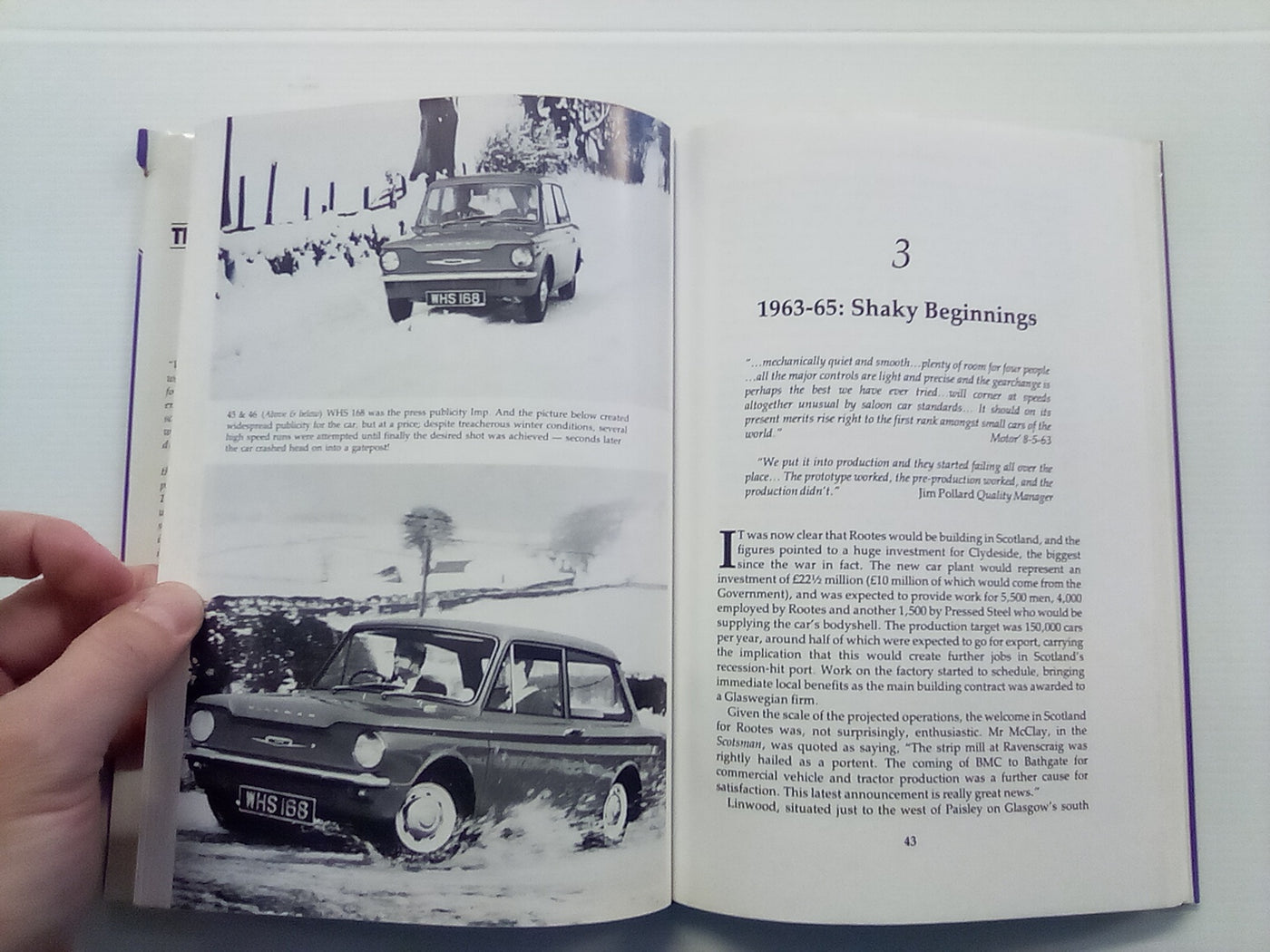 Apex - The Inside Story of the Hillman Imp by David & Peter Henshaw