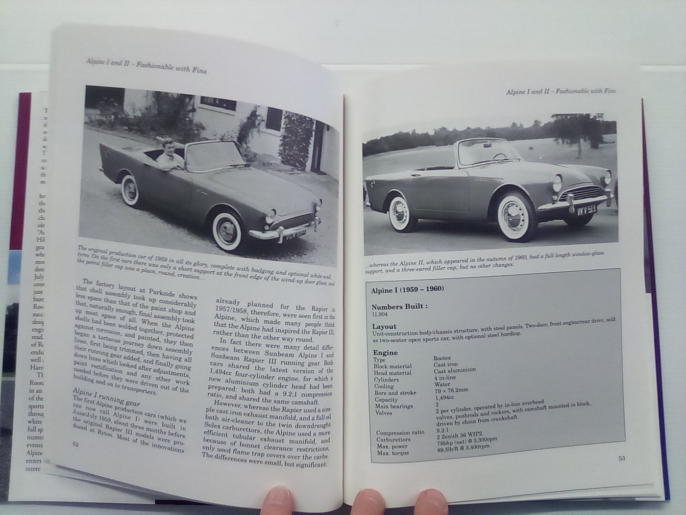 Sunbeam Alpine & Tiger - The Complete Story by Graham Robson