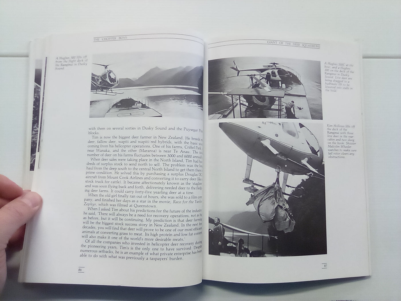 The Chopper Boys - New Zealand's Helicopter Hunters (1983) by Rex Forrester