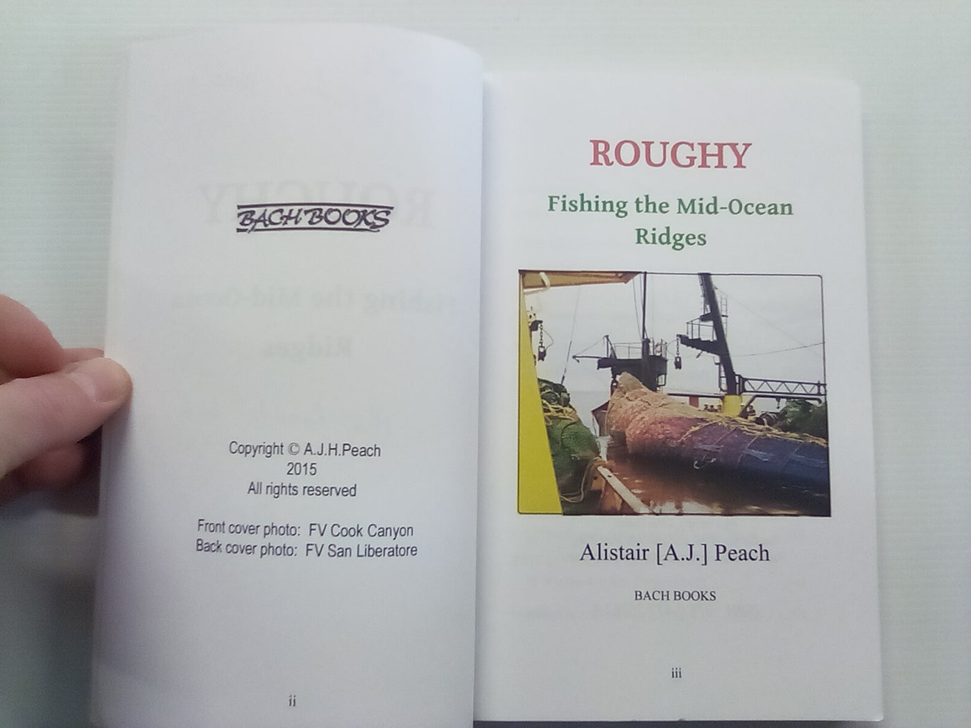 Roughy - Fishing the Mid-Ocean Ridges by Alistair Peach (Signed by Author)