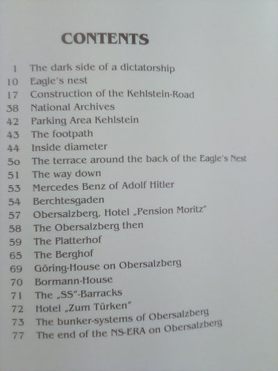Eagle's Nest Obersalzberg - in a Historical View by Jean Mouchel