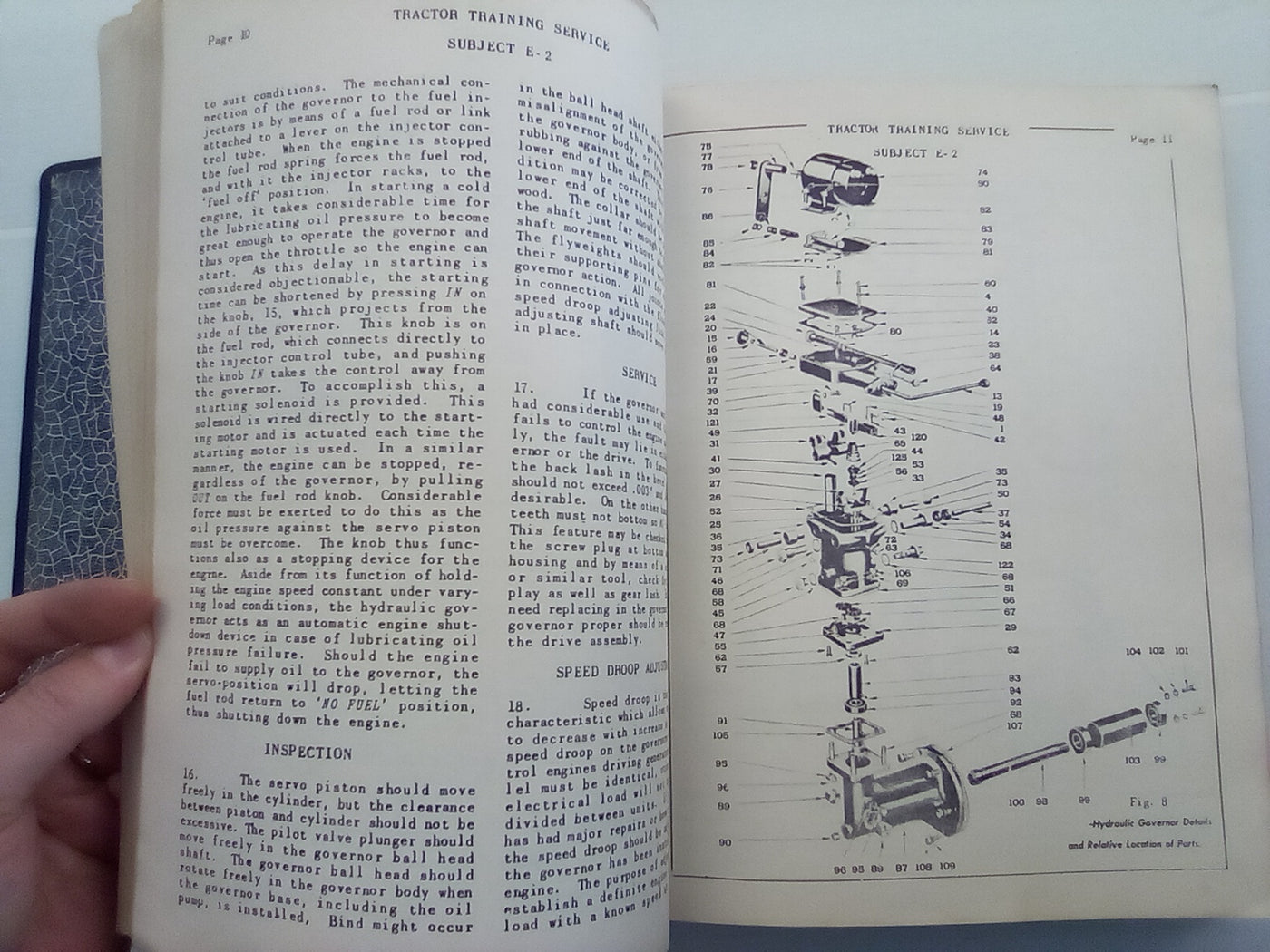 Tractor and Equipment Training (1950s? Home Study Course) Bound in Folder