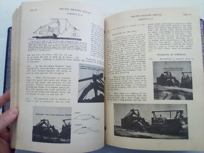 Tractor and Equipment Training (1950s? Home Study Course) Bound in Folder