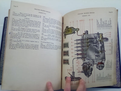 Tractor and Equipment Training (1950s? Home Study Course) Bound in Folder