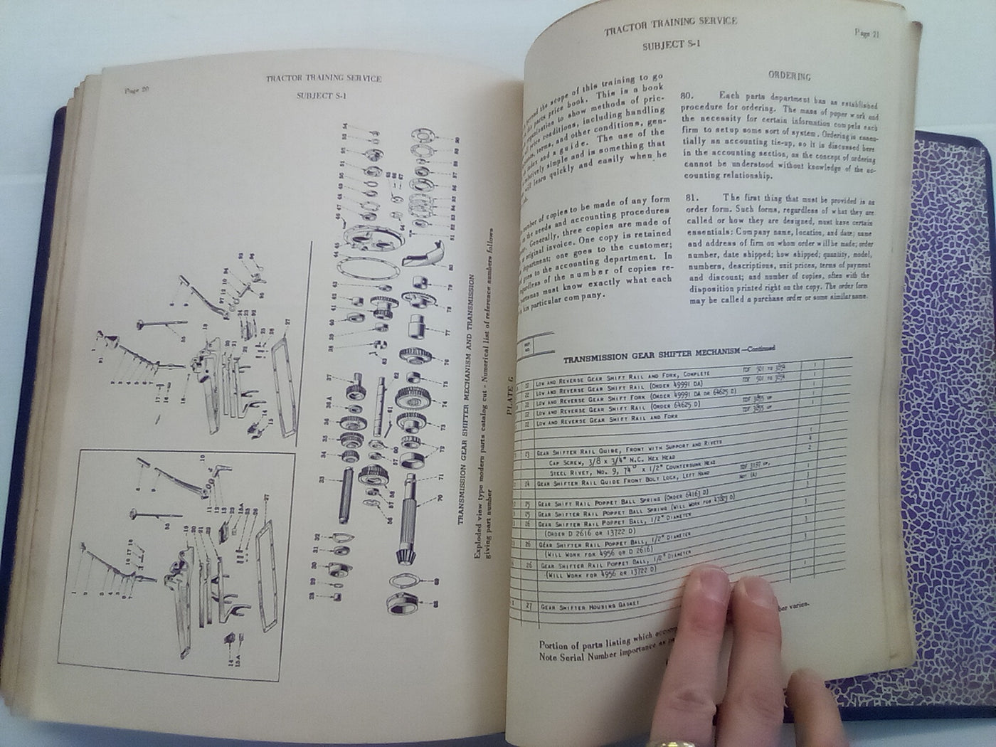 Tractor and Equipment Training (1950s? Home Study Course) Bound in Folder
