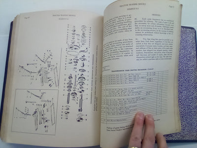Tractor and Equipment Training (1950s? Home Study Course) Bound in Folder
