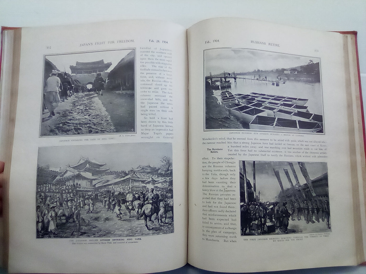 Japan's Fight for Freedom - The 1904-05 Russo-Japanese War Volumes I & II by H.W. Wilson