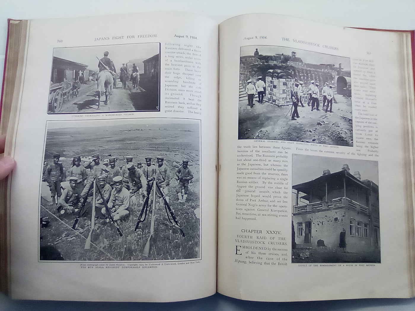 Japan's Fight for Freedom - The 1904-05 Russo-Japanese War Volumes I & II by H.W. Wilson