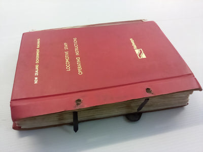 Locomotive Staff Operating Instructions by New Zealand Government Railways