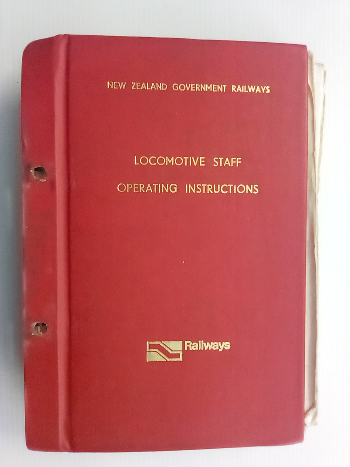 Locomotive Staff Operating Instructions by New Zealand Government Railways