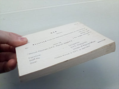 Booklet of Unused NZ Rail Receipt Dockets