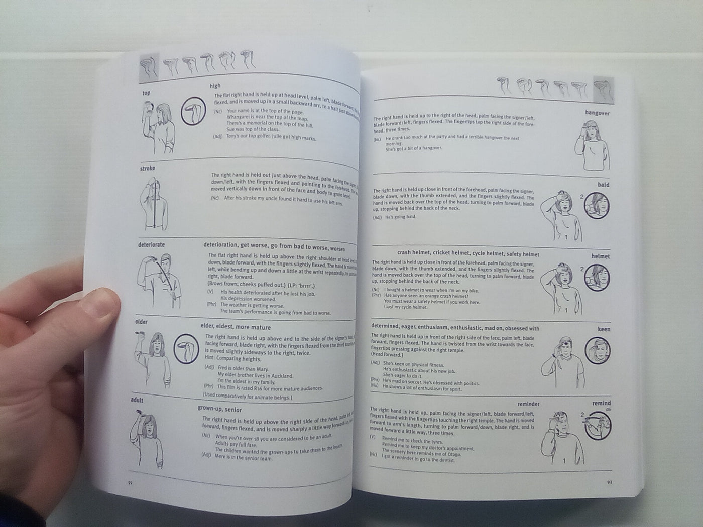 Dictionary of New Zealand Sign Language by Auckland University Press