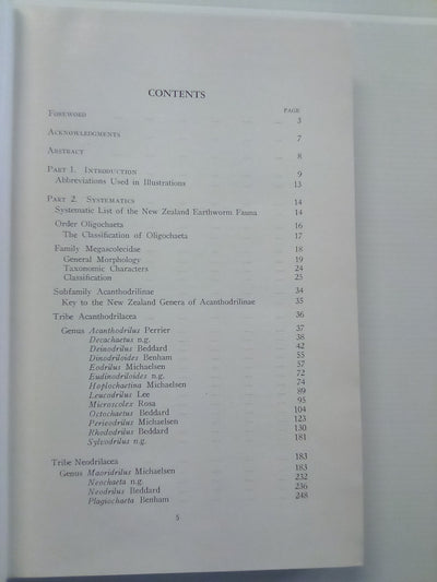 The Earthworm Fauna of New Zealand (1959) by K.E. Lee